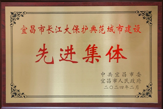 祝賀！股份公司榮獲宜昌市長(zhǎng)江大保護(hù)典范城市建設(shè)先進(jìn)集體稱號(hào)(圖2)