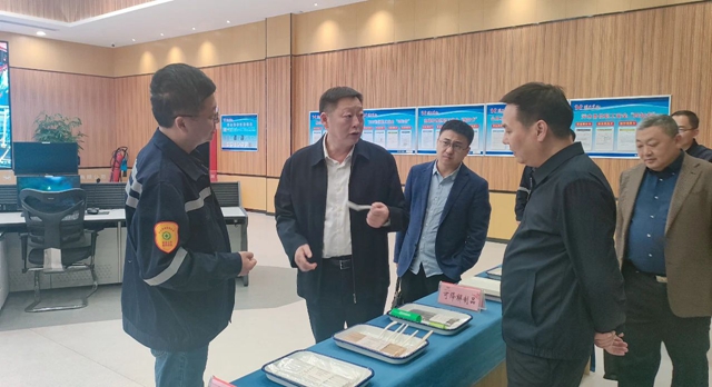 宜昌市國資委黨委書記、主任黃智華到降解新材料公司調(diào)研指導(dǎo)工作